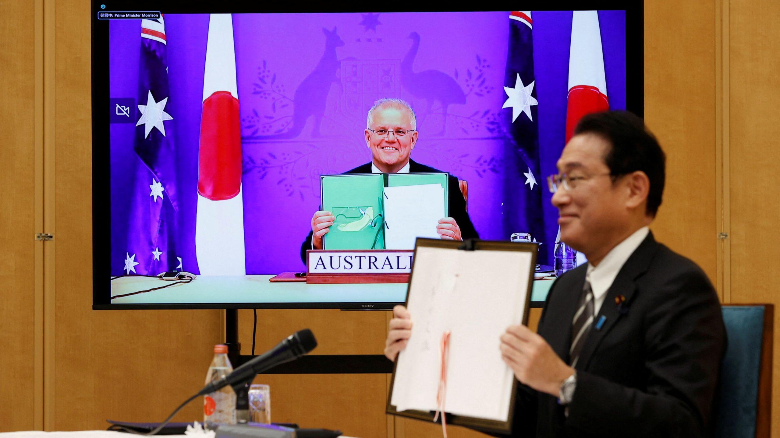 Australia & Japan signed defence agreement to counter China_50.1