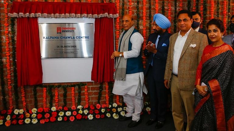 Rajnath Singh inaugurates Kalpana Chawla Centre For Research at Chandigarh University_50.1