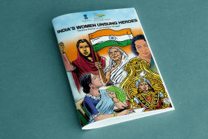 Meenakashi Lekhi launches pictorial comic book 'India's Women Unsung Heroes'_4.1