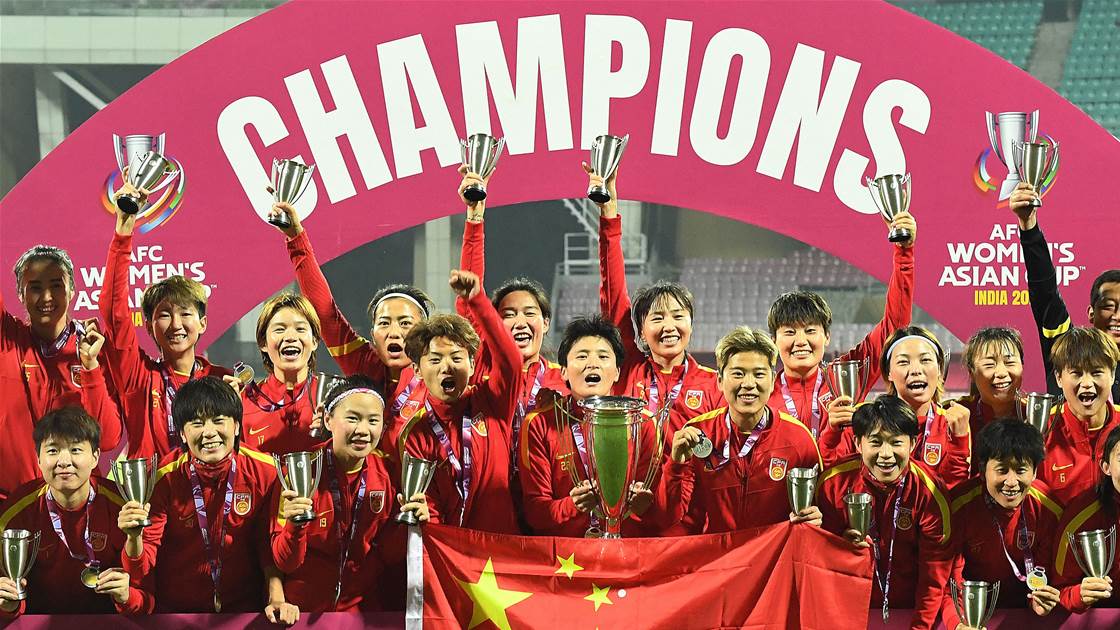 China wins AFC Women’s Asian Cup India 2022 Football Tournament