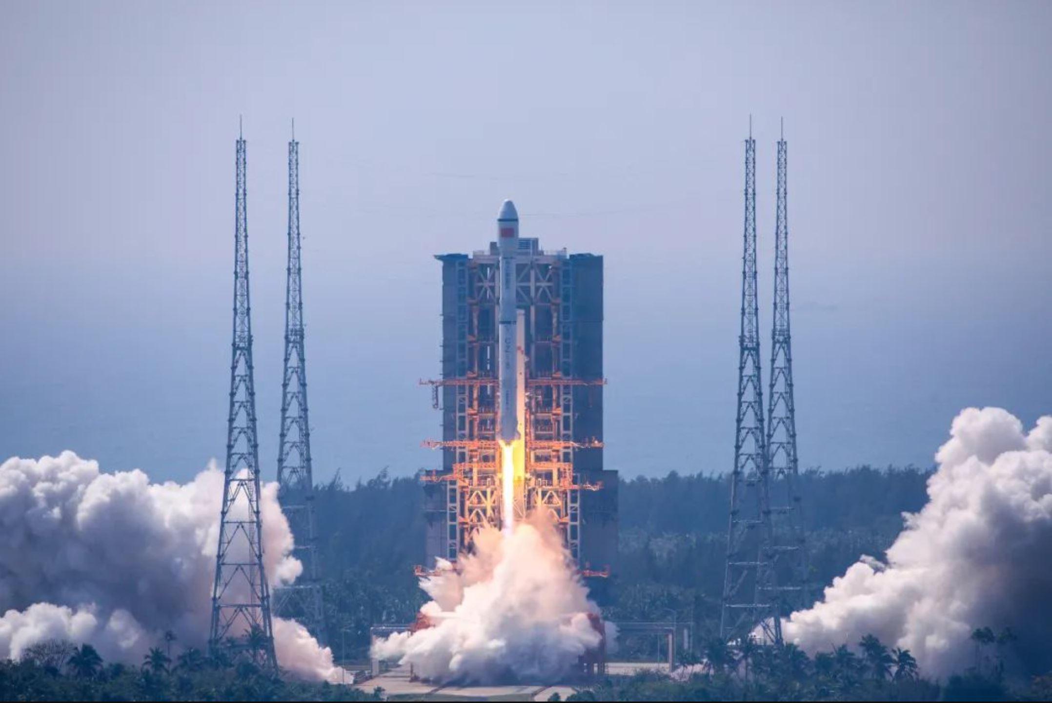 China'S Long March-8 Rocket Launches 22 Satellites Into Space_40.1