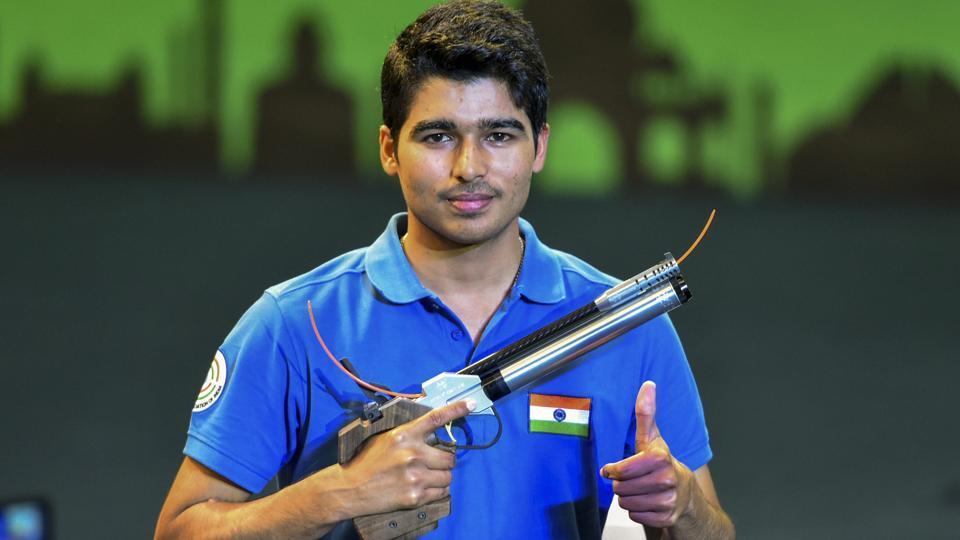 Indian shooter Saurabh Chaudhary wins 10m air pistol gold at ISSF World Cup_40.1