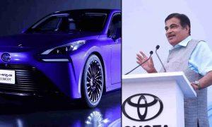 Nitin Gadkari inaugurates Toyota "Mirai" India's first Green Hydrogen Fuel Cell EV_4.1