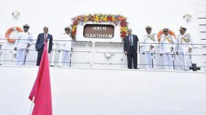 5th in the series of Offshore Patrol Vessels "ICGS Saksham" commissioned_4.1