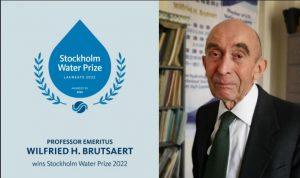 Prof Wilfried Brutsaert bags Stockholm Water Prize 2022_40.1