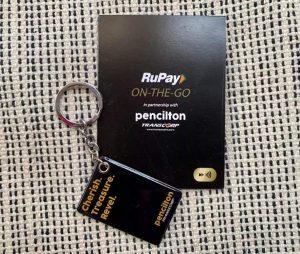 Pencilton introduces contactless RuPay card in the form of keychain_4.1