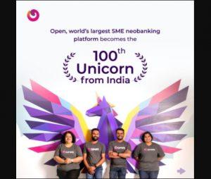 Unicorn: India gets its 100th unicorn startup as neobank Open_4.1