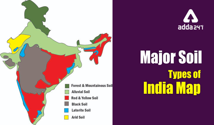 Major soil types of India Map: Classification of soils_40.1
