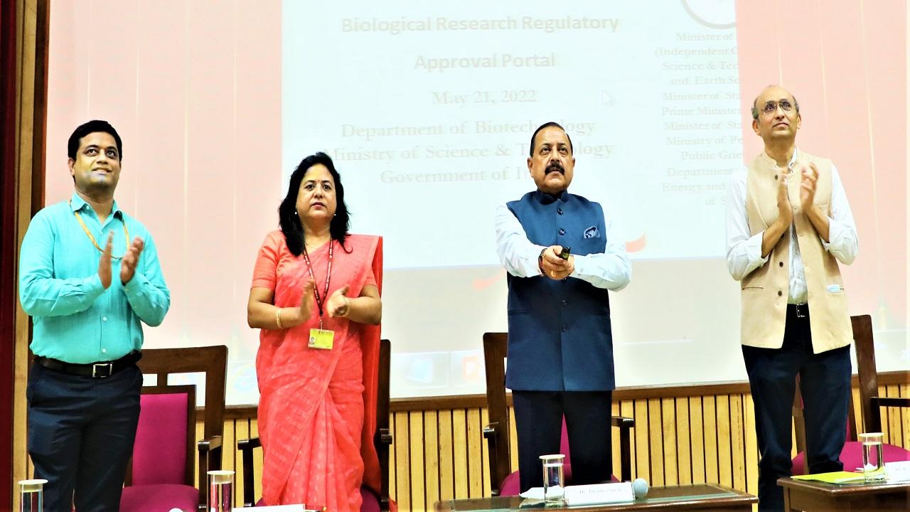 Dr. Jitendra Singh, Launches ‘BioRRAP’ Portal for Biotech Researchers