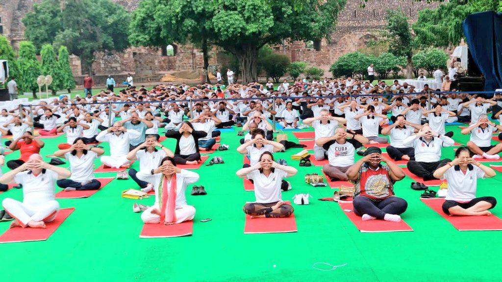 Purana Qila, New Delhi: Ministry of Culture and ASI hosts 'Yoga Mahotsa'_30.1