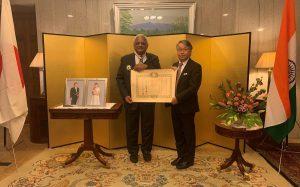 Japan's 'Order of the Rising Sun' award conferred to Narayanan Kumar_4.1
