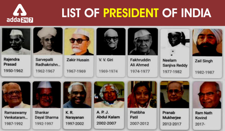 List of All Presidents of India From 1950 to 2022 Check All Details_40.1
