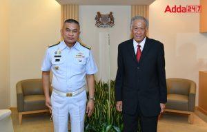 Singapore awarded 'Meritorious Service Medal' to Lamba, Former Navy Chief of India_4.1