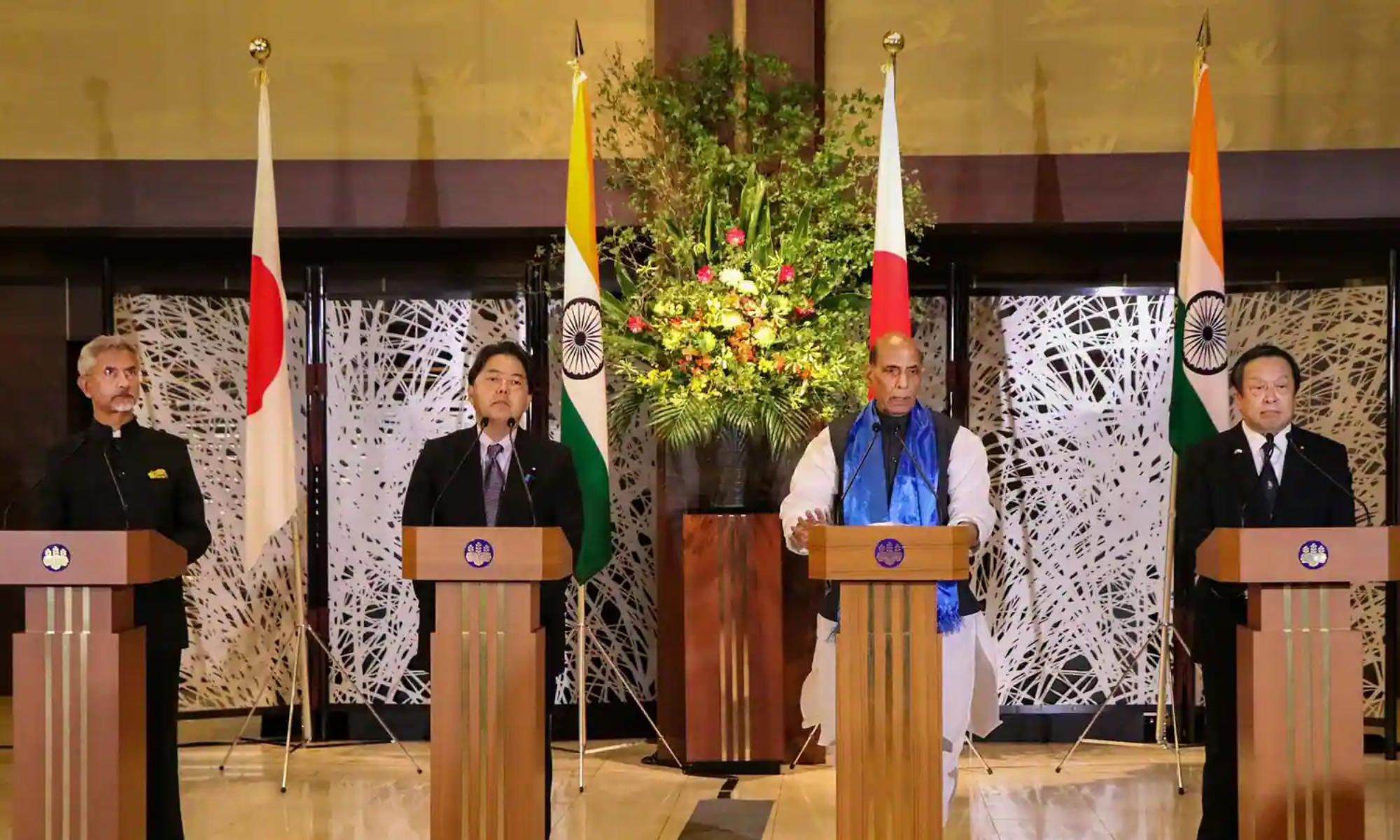 Tokyo hosted India and Japan 2+2 Ministerial Dialogue