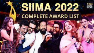 SIIMA Awards 2022: Check the complete list of winners_4.1