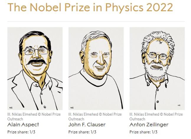Nobel Prize In Physics 2022: Alain Aspect, John F Clauser and Anton Zeilinger awarded Nobel Prize_30.1