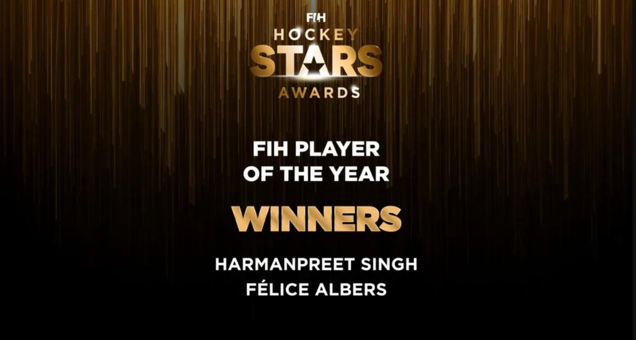 Harmanpreet Singh and Felice Albers named FIH Player of the Year_50.1