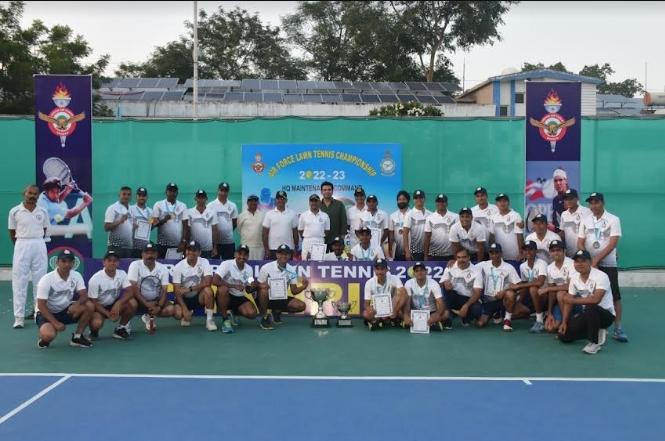 IAF: Western Air Command won Air Force Lawn Tennis Championship_50.1