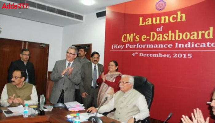 Haryana CM Launched 'CM dashboard' for Live Monitoring of Departments_40.1