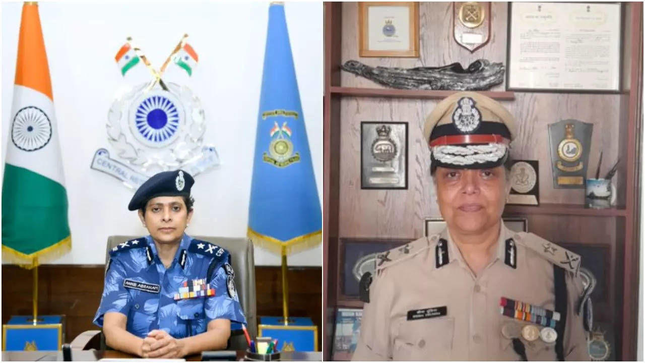 First time CRPF names two female cadre officers as IG of RAF_40.1