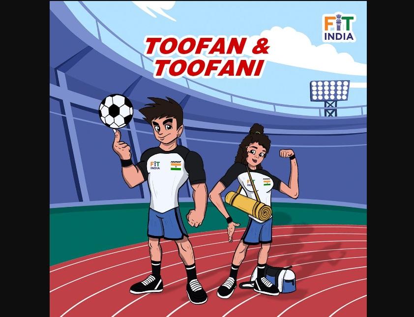 Olympic medallist PV Sindhu Launches Fit India School Week Mascots Toofan & Toofani_50.1