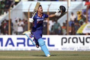 Indian batter Ishan Kishan hits fastest ODI double hundred off 126 balls_4.1