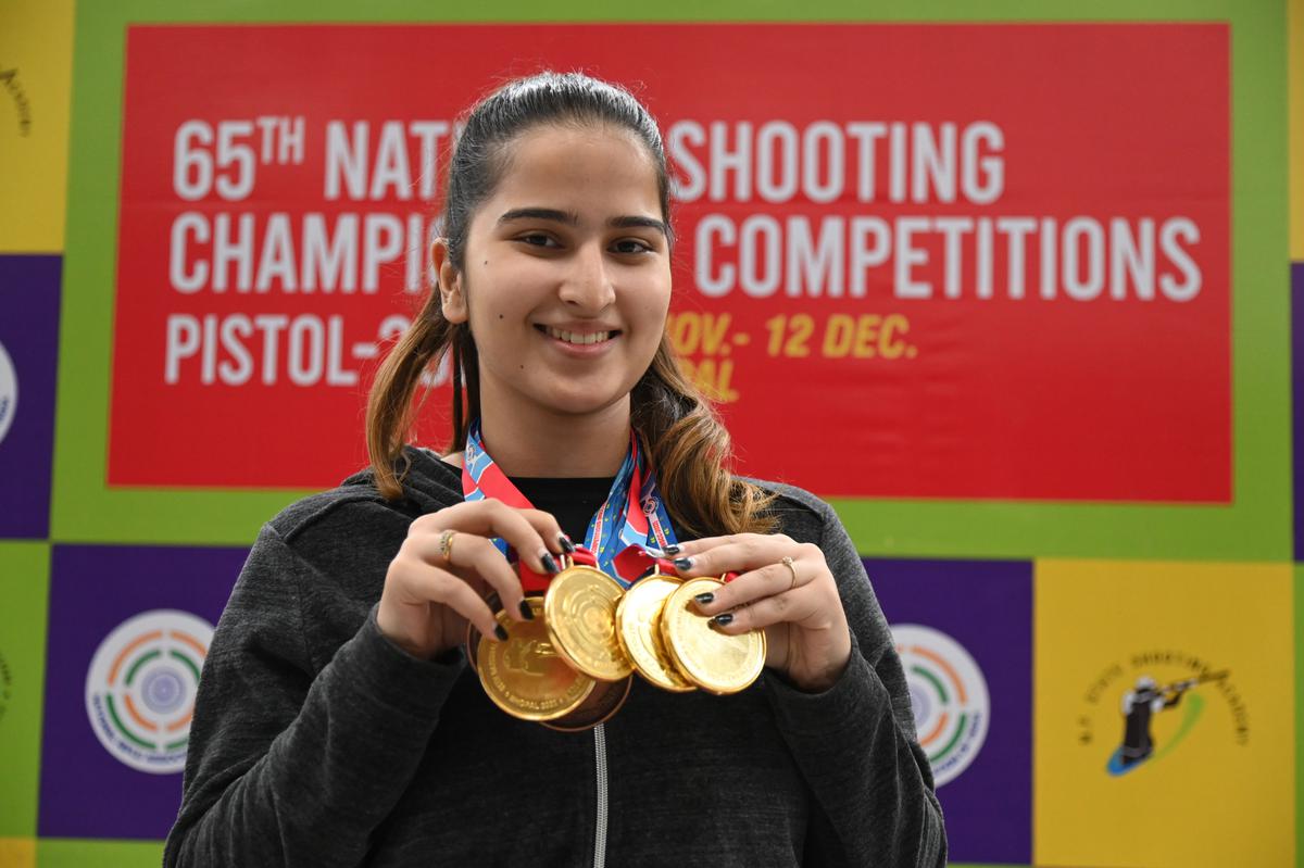 Divya TS won gold in women's air pistol National Shooting Championship 2022_40.1