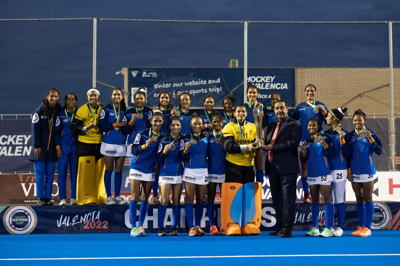 India Hockey Team Wins Womens Fih Nations Cup 2022 5068