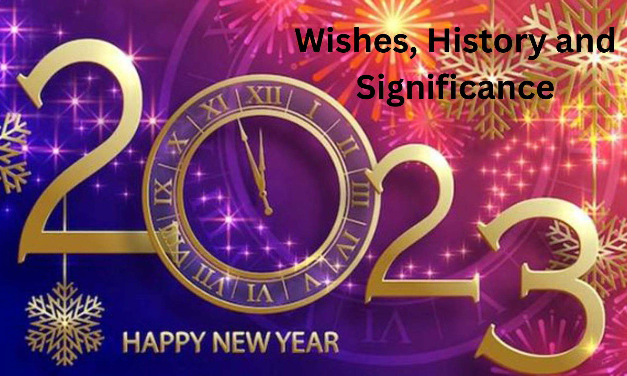 Happy New Year 2023 Background, Significance, History and Wishes