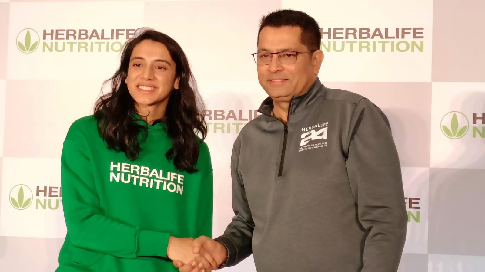 Herbalife Nutrition India signed Smriti Mandhana as sponsored sports athlete_40.1