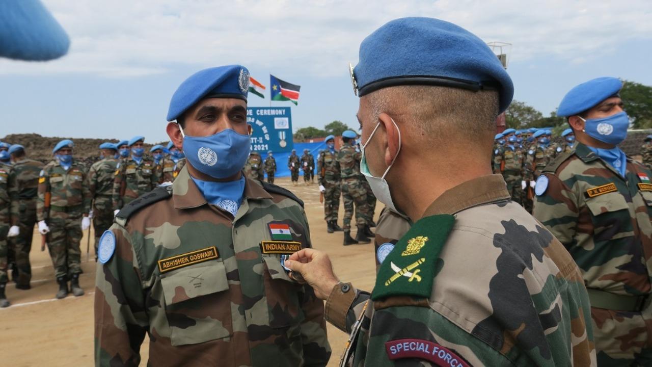 Indian peacekeepers honoured with UN Medal for Exemplary Service_30.1