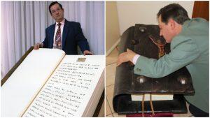 Italian man Michele Santelia sets Guinness World Record by creating 'mirror typing' books_4.1