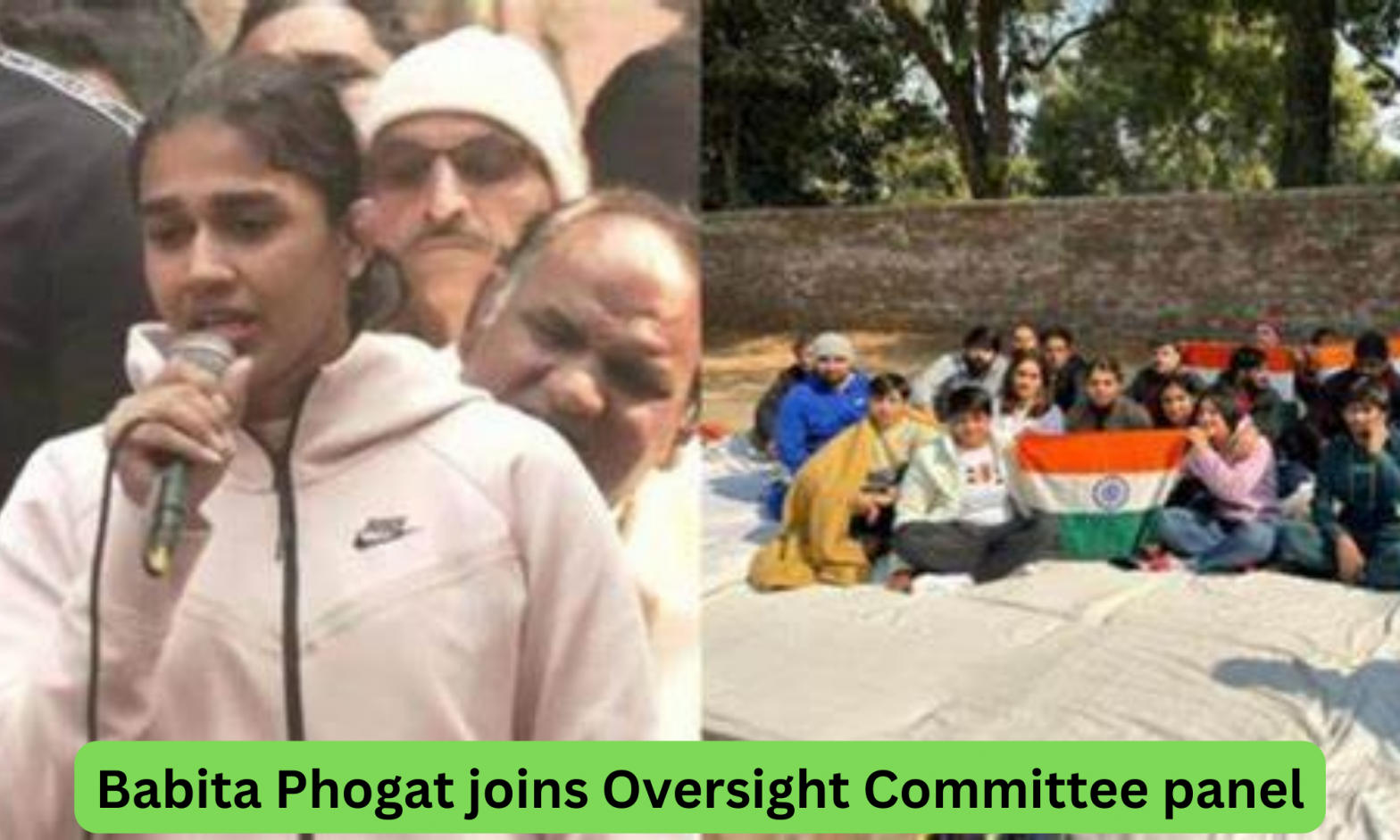 Babita Phogat joins Oversight Committee panel