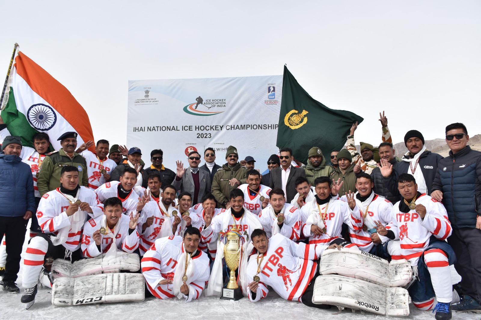 National Ice Hockey Championship ITBP Wins 3rd Consecutive Time