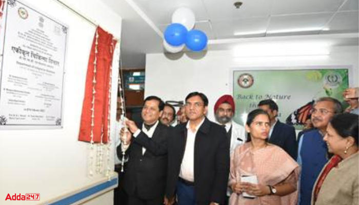 Dept of Integrative Medicine Inaugurated at Safdarjung Hospital by Union Health Minister_40.1