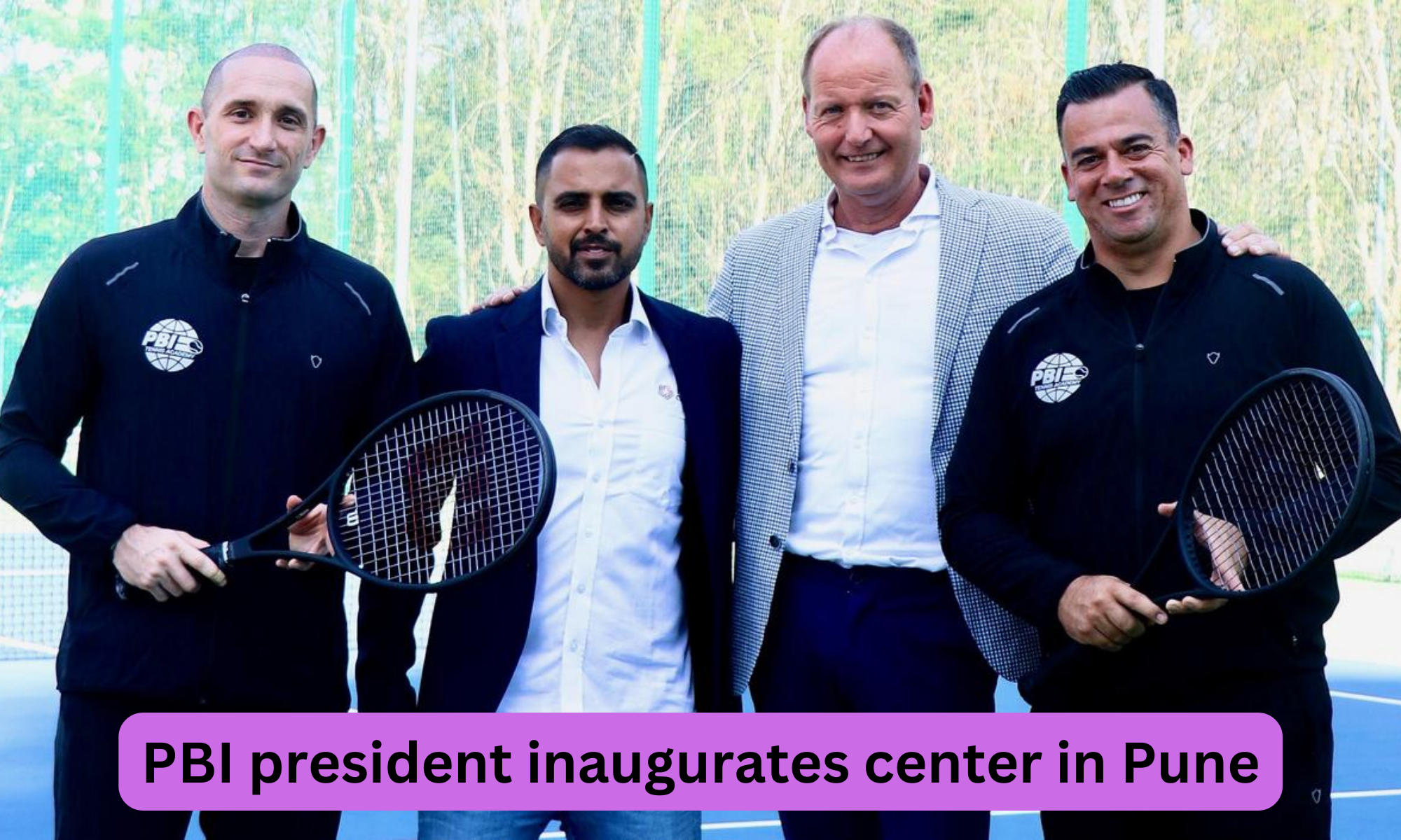 Rene Zondag, PBI president inaugurates Tennis center in Pune_50.1