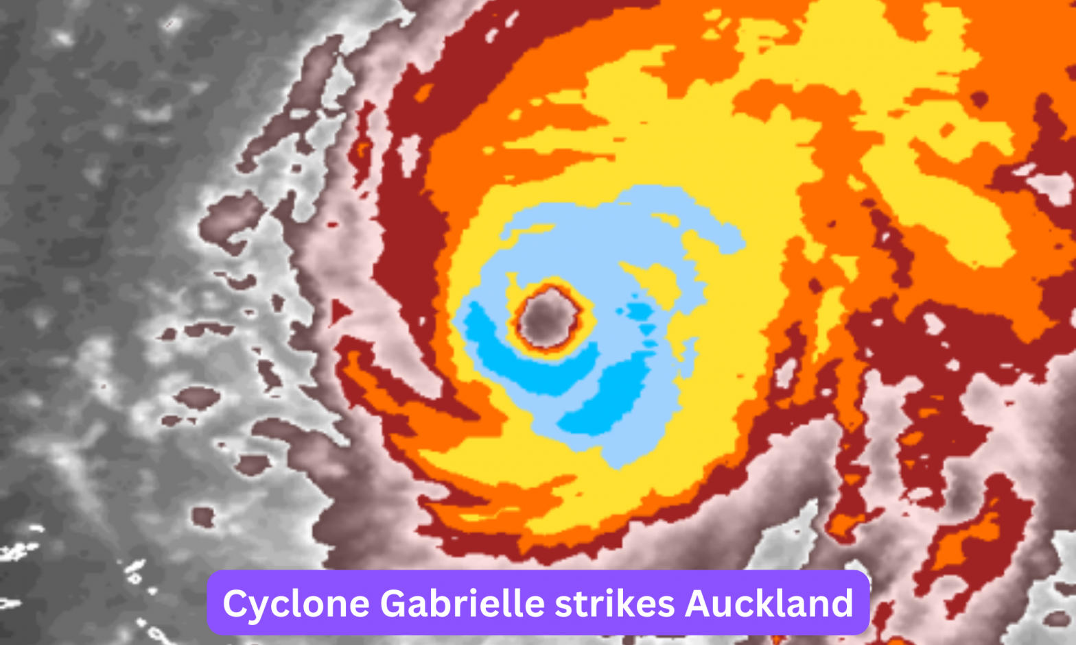 Cyclone Gabrielle strikes Auckland