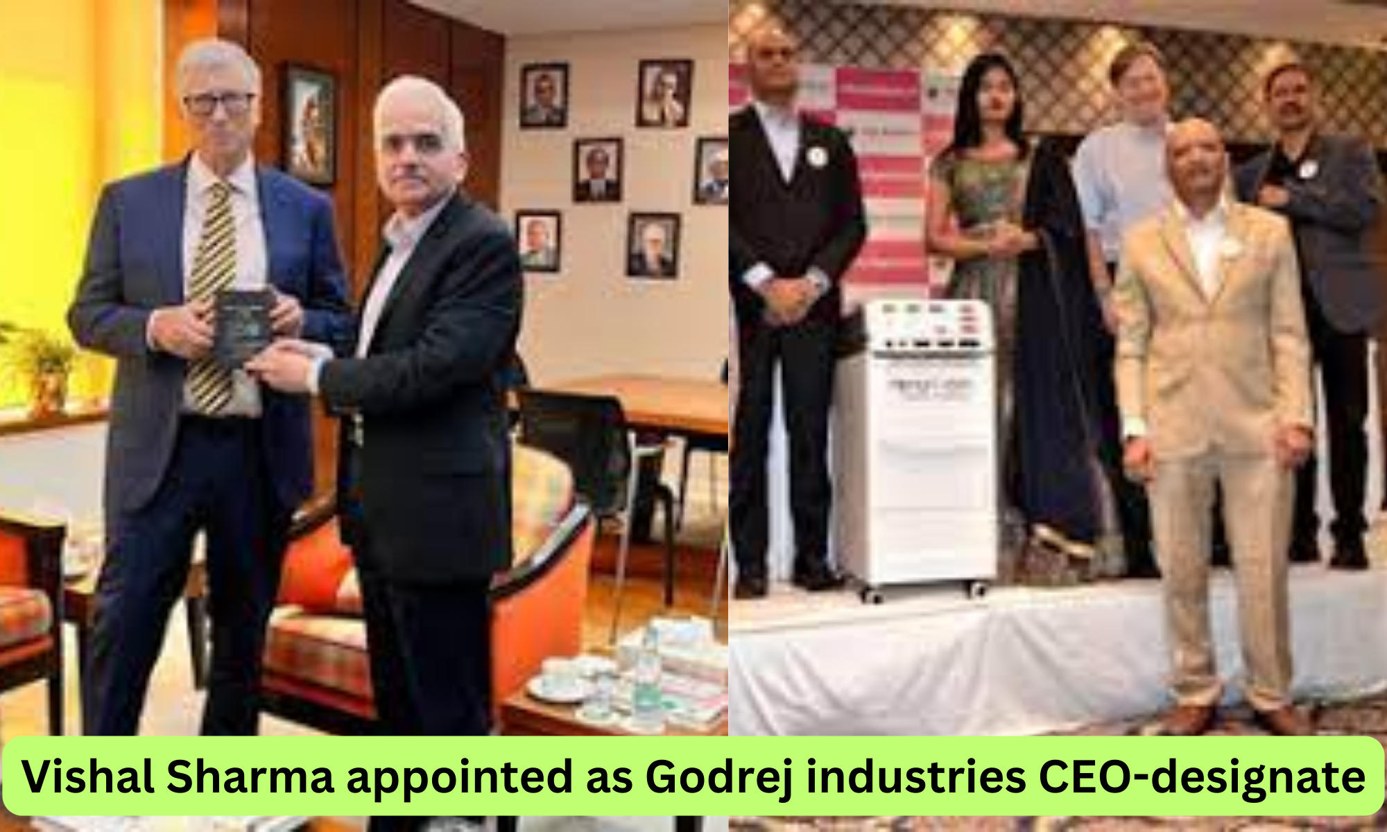 Vishal Sharma appointed as Godrej industries CEO-designate of its chemicals business_50.1