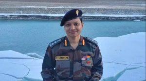 लद्दाख में, कर्नल गीता राणा सेना की बटालियन की कमान संभालने वाली पहली महिला हैं |_3.1