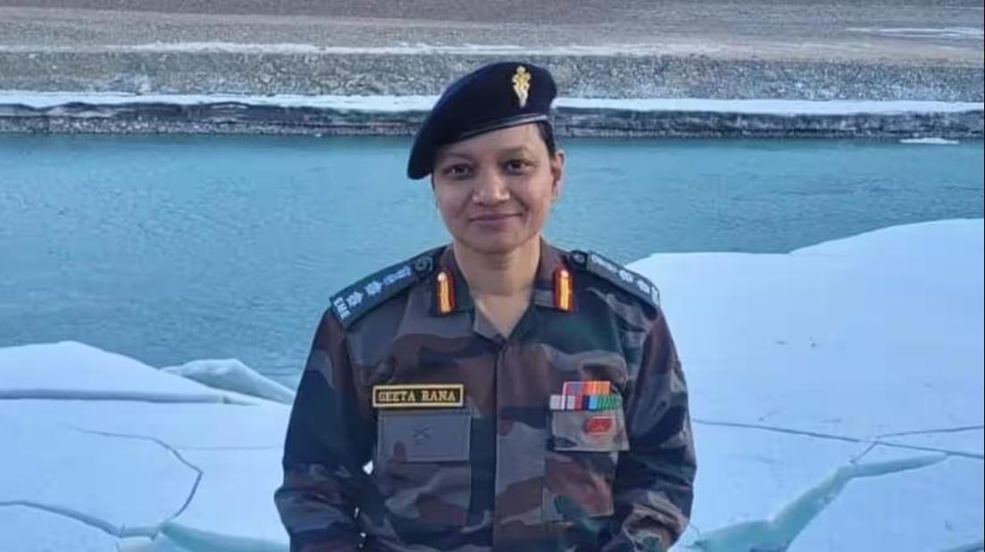 In Ladakh, Colonel Geeta Rana is the first woman to command an army battalion_30.1