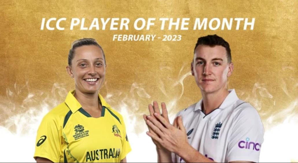 ICC Player of the Month for February: Ashleigh Gardner & Harry Brook_30.1