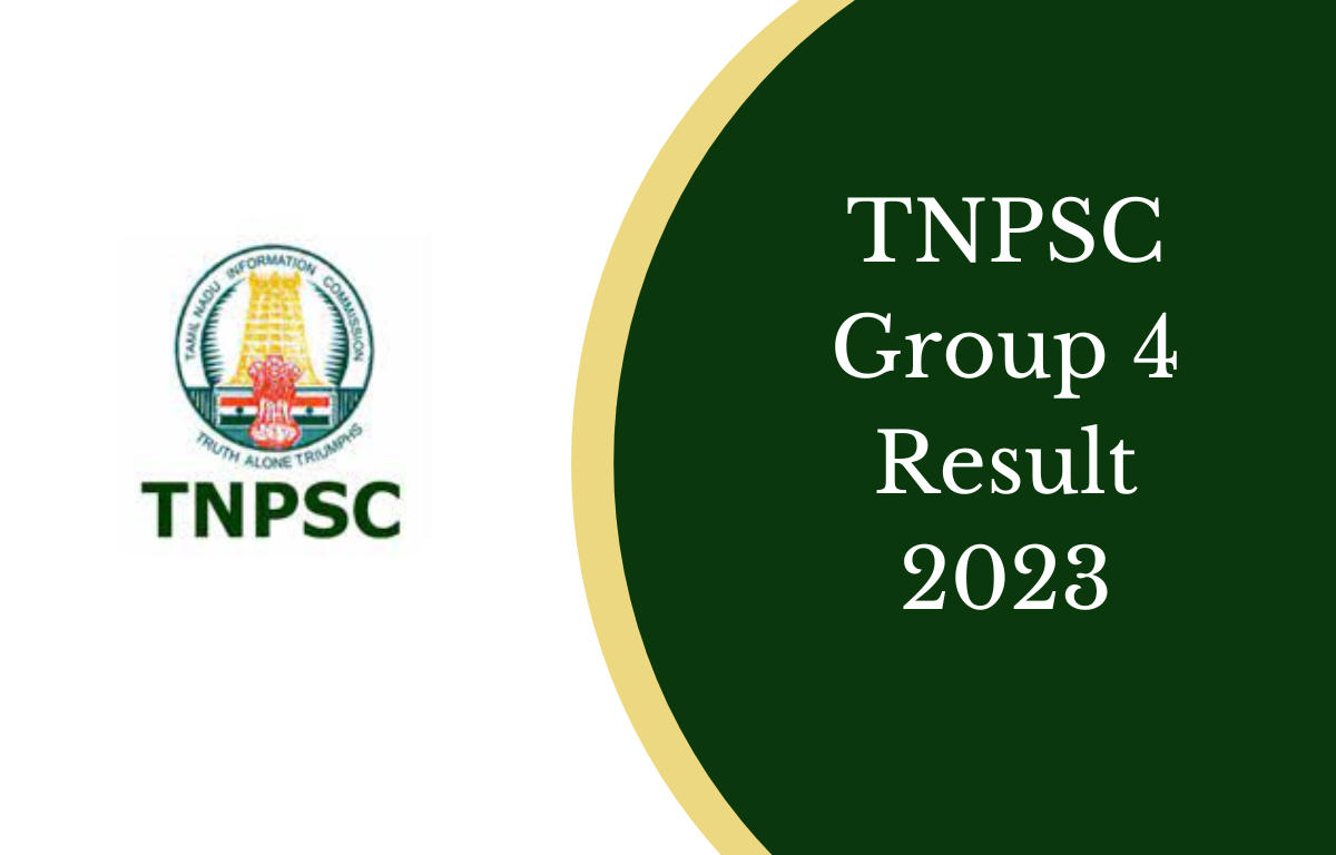 TNPSC Group 4 Result 2023 Out, Direct Link to Check TNPSC Group 4 Cut Off_50.1