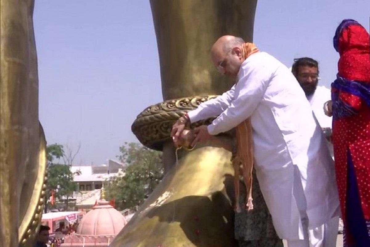 Amit Shah Unveils 54-Feet-Tall Statue Of Lord Hanuman At Gujarat Temple_40.1