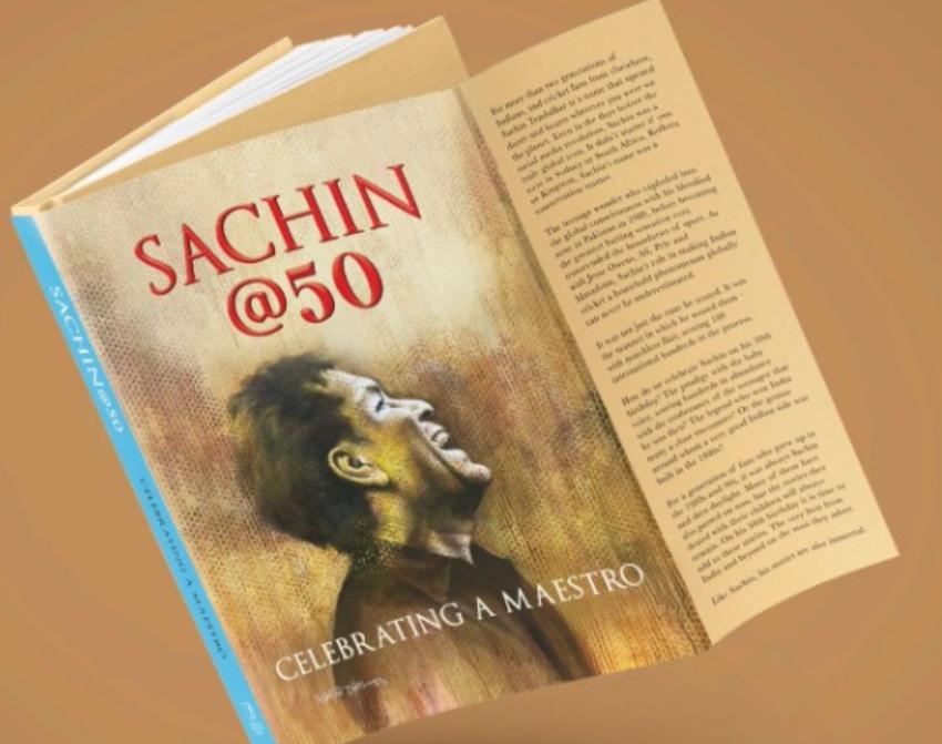 A new book titled 'Sachin@50'- Celebrating A Maestro by Boria Majumdar_40.1