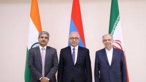भारत, आर्मेनिया और ईरान के बीच पहली त्रिपक्षीय परामर्श: INSTC और द्विपक्षीय संबंधों पर चर्चा |_30.1