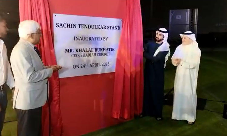 Sharjah stadium stand named after Sachin Tendulkar on his 50th birthday_40.1