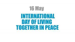 International Day of Living Together in Peace 2023 observed on 16th May_4.1