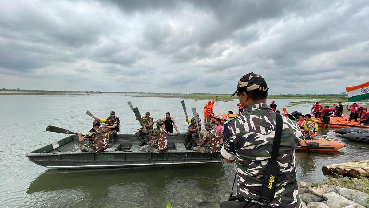 Indian Army's Gajraj Corps Conducts Joint Flood Relief Exercise 'Jal Rahat' in Assam_50.1