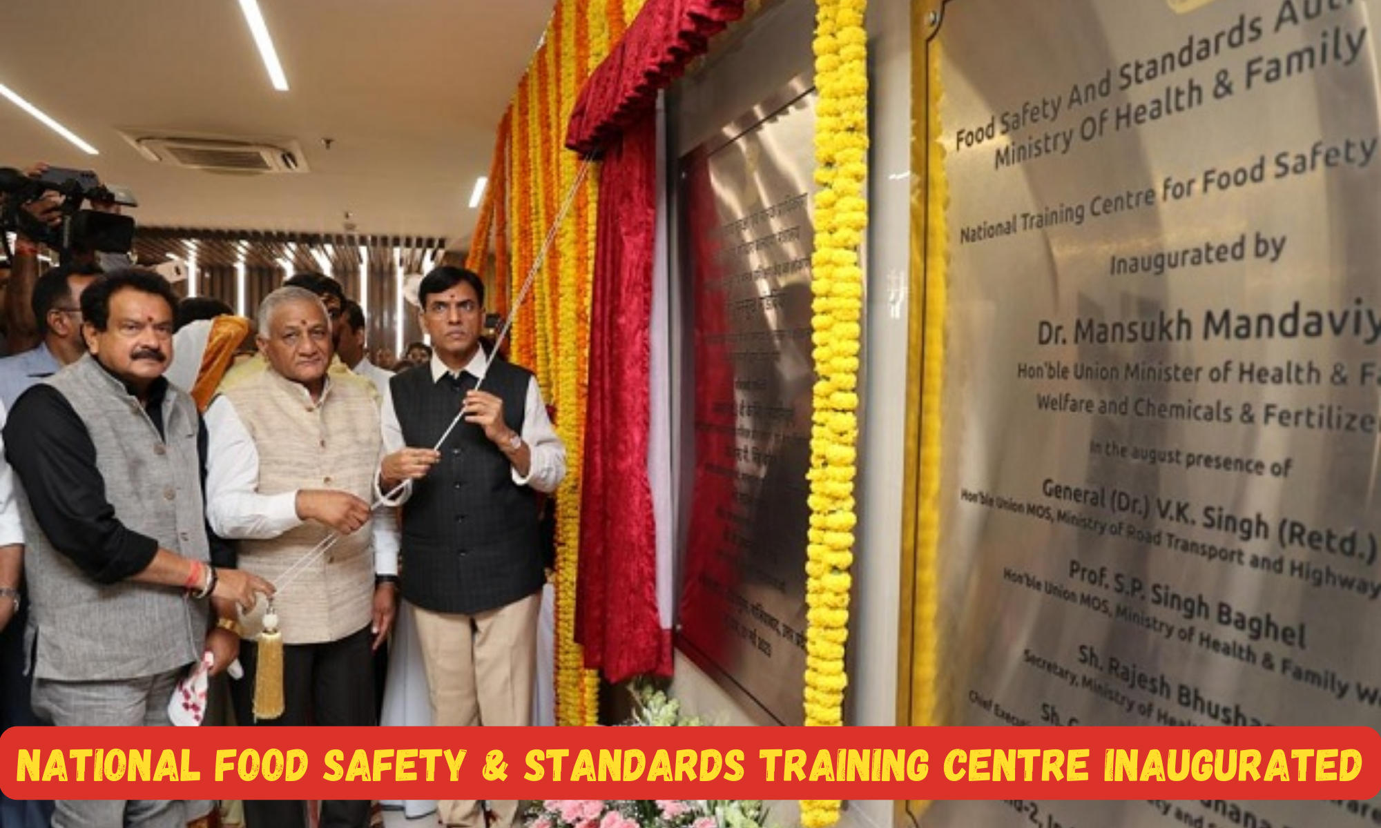 National Food Safety Standards Training Centre Inaugurated By Dr 