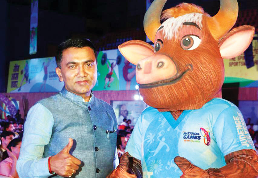 Mascot launched for 37th edition of Indian National Games_50.1